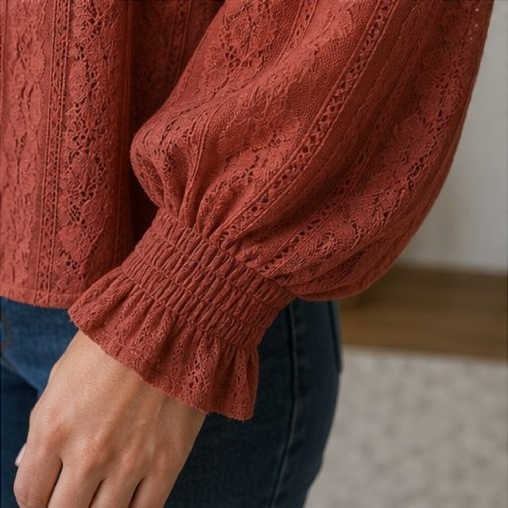 Rust Cami Blouse - Picture 5 of 6